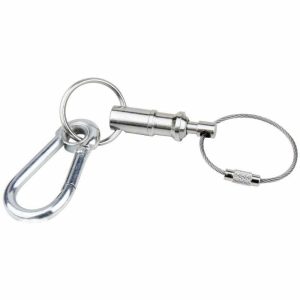 A.C. Tools |   Quick Release SafetyPin With Key Chain & Spring Hook A.C. Tools A.C. Tools