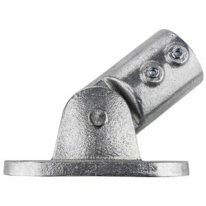 Aluminum-Magnesium Alloy Pipe Clamp |   ADJUSTABLE FLANGE, SILVER Aluminum-Magnesium Alloy Pipe Clamp Aluminum-Magnesium Alloy Pipe Clamp