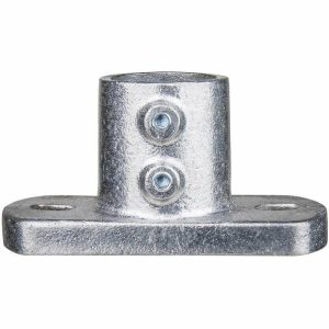 Aluminum-Magnesium Alloy Pipe Clamp |   RAILING BASE FLANGE, SILVER Aluminum-Magnesium Alloy Pipe Clamp Aluminum-Magnesium Alloy Pipe Clamp