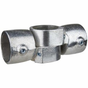 Aluminum-Magnesium Alloy Pipe Clamp |   SHORT TEE SWIVEL, SILVER Aluminum-Magnesium Alloy Pipe Clamp Aluminum-Magnesium Alloy Pipe Clamp