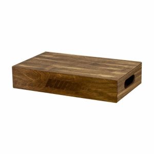 Apple Boxes |   Brown Stained Apple Box- Half-20″X12″X4″ Apple Boxes Apple Boxes