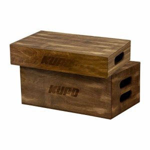 Apple Boxes |   Brown Stained Apple Box Set (Half & Full Size) Apple Boxes Apple Boxes