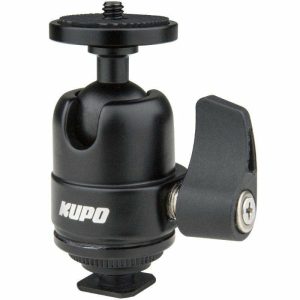 Ball Heads & Quick Release Adapter |   Ball Head W/ Hot Shoe Mount Camera Support Ball Heads & Quick Release Adapter