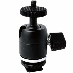 Ball Heads & Quick Release Adapter |   Mini Ball Head W/ Hot Shoe Adapter Ball Heads & Quick Release Adapter Ball Heads & Quick Release Adapter