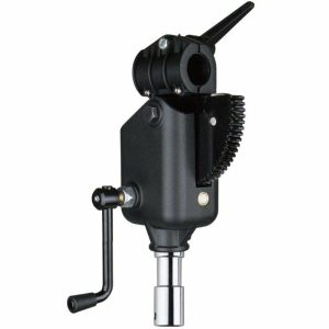 Boom Arm Accessories |   Heavy Duty Tilt Head w/ Crank Handle Boom Arm Accessories Black