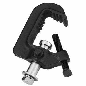 C Clamps |   Iron Casting C Clamp For Tube Dia. 38-51mm Couplers & Clamps Black Powder Coated