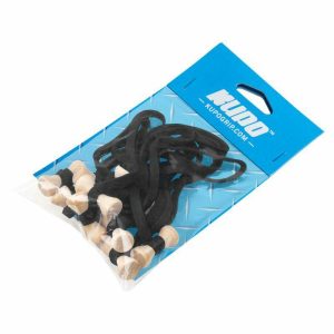 Cable Managment |   Elastic Cable Tie(10Pcs)6mm(W)*5″(L)(Black) Accessories Cable Managment