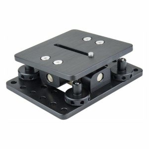 Camera Leveling Mount |   Mini 4 Way Leveling Camera Mount Camera Leveling Mount Black Anodize