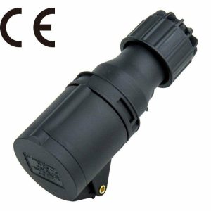 CEE Form Connector |   CEE FORM 16A/3P/230V, LINE FEMALE (BLACK) CEE Form Connector CEE Form Connector