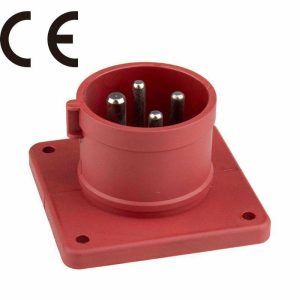 CEE Form Connector |   CEE FORM 32A/4P/400V, PANEL MALE CEE Form Connector CEE Form Connector