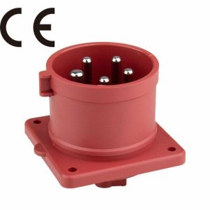 CEE Form Connector |   CEE FORM 32A/5P/400V, PANEL MALE CEE Form Connector CEE Form Connector