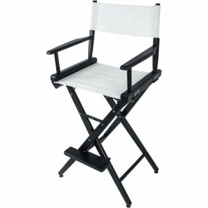 Chairs |   Bar Height Director Chair Height (46”) Accessories Black