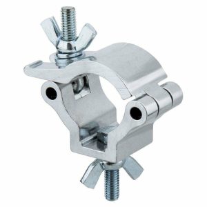 Couplers for Tube Ø 25-38mm |   Mini Coupler-Mini Half Coupler W/ M6 Bolt & Nut (Silver) Couplers & Clamps Couplers for Tube Ø 25-38mm