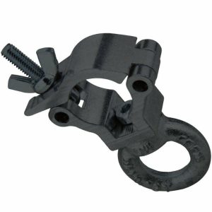 Couplers for Tube Ø 25-38mm |   Mini Eye Ring Coupler – Black Couplers & Clamps Black