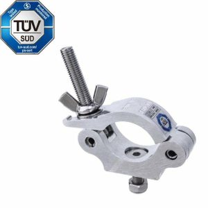 Couplers for Tube Ø 48/50mm |   Slim Type Half Coupler – Silver Couplers & Clamps Couplers for Tube Ø 48/50mm