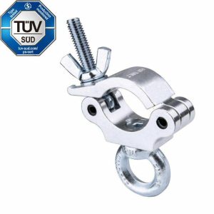 Couplers for Tube Ø 48/50mm |   Slim Type Half Eye Ring Coupler – Silver Couplers & Clamps Couplers for Tube Ø 48/50mm