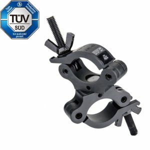 Couplers for Tube Ø 48/50mm |   Slim Type Half Swivel Coupler – Black Couplers & Clamps Black