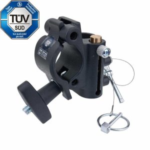 Couplers for Tube Ø 48/50mm |   TV Coupler – Black Couplers & Clamps Black