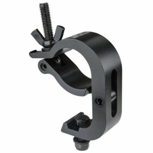 Couplers for Tube Ø 60mm |   Mighty Handcuff Clamp for 60mm Tube – Black Couplers & Clamps Black