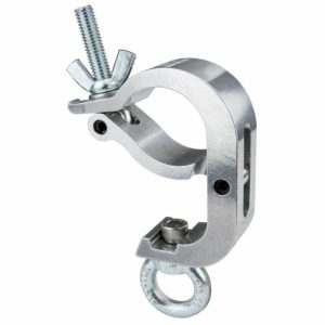 Couplers for Tube Ø 60mm |   Mighty Handcuff Clamp with Eye Ring for 60mm Tube – Silver Couplers & Clamps Couplers for Tube Ø 60mm