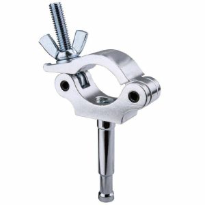 Couplers for Tube Ø 60mm |   Slim Type Mighty 16mm Stud Coupler – Silver Couplers & Clamps Couplers for Tube Ø 60mm