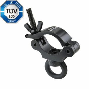 Couplers for Tube Ø 60mm |   Slim Type Mighty Eye Ring Coupler – Black Couplers & Clamps Black