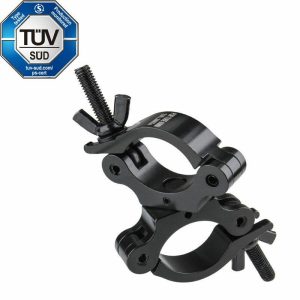 Couplers for Tube Ø 60mm |   Slim Type Mighty Swivel Coupler – Black Couplers & Clamps Black