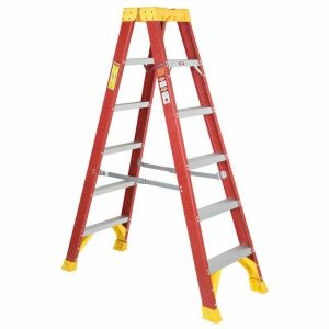 Fiberglass Step Ladder |   10′ Fiberglass Ladder Double Sided Accessories Fiberglass Step Ladder