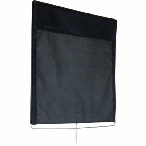 Flags & Scrims |   48″x48″ Top Hinge Floopy Full Frame – Black Flags & Scrims Black