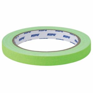 Gaffa Tapes |   Cloth Spike Tape 15 Yard (L) X 12mm (W) – Green Accessories Gaffa Tapes