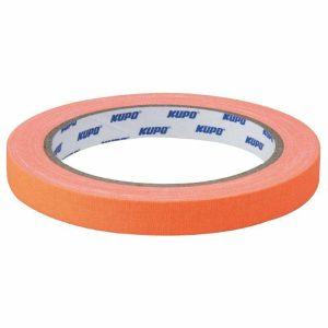 Gaffa Tapes |   Cloth Spike Tape 15 Yard (L) X 12mm (W) – Orange Accessories Gaffa Tapes