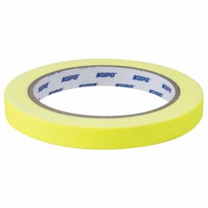 Gaffa Tapes |   Cloth Spike Tape 15 Yard (L) X 12mm (W) – Yellow Accessories Gaffa Tapes