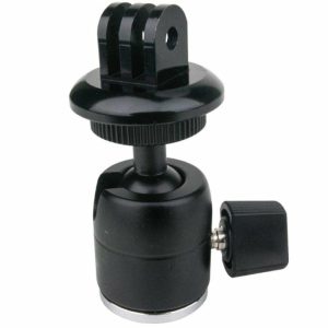 GoPro Tripod Mount |   Gopro Tripod Mount W/ Ball Head Adapter Camera Support Black