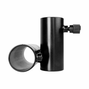 Iron Casting pipe Clamp |   Cross Pipe Adapter for 1-1/2″ sch.40 Pipe Couplers & Clamps Black