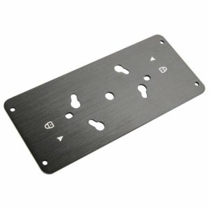 LED Mounting |   Twist Lock Rear Mounting Plate For Kino Flo Double LED Mounting Black