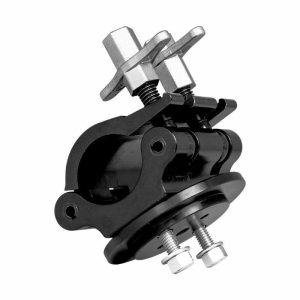 Mitchell & Elemack |   Universal Double Pipe Clamp with 3/8″-16 Screw Sets Camera Support Black