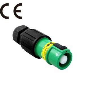 PowerFit 400A Single Pole Connector |   PowerFit Single-pole Line Source Connector- Earth Green Power PowerFit 400A Single Pole Connector