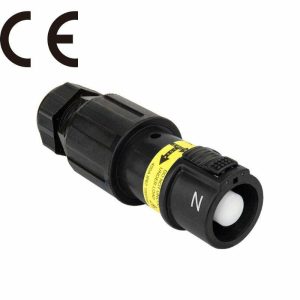 PowerFit 400A Single Pole Connector |   PowerFit Single-pole Line Source Connector – Neutral Black Power PowerFit 400A Single Pole Connector