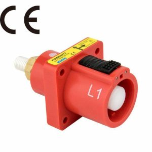 PowerFit 400A Single Pole Connector |   PowerFit Single-pole Panel Source Connector- Line 1 Red Power PowerFit 400A Single Pole Connector