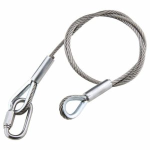 Safety Wire |   100cm Safety Wire- 4.8mm Diameter (Stainless Steel) Couplers & Clamps Safety Wire