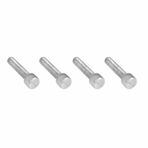 Screws & Nuts |   Aluminum M6*30mm Thumb Screw Slotted Knurled Head(Set Of 4) Adapters Screws & Nuts