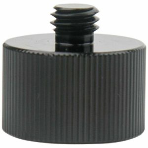 Special Adapters |   3/8″ -16 M To 5/8″ 27 F Thread Adapter For Microphone Adapters Black