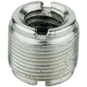 Special Adapters |   3/8” Female To 5/8”-27 Male Screw Microphone Adapter Adapters Silver