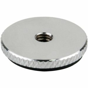 Special Adapters |   Female 1/4″-20 To Male 3/8″ Thread Adapter W/ 1.18″ Flange Adapters Silver