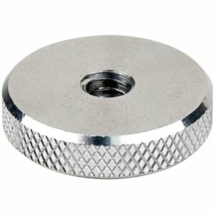 Special Adapters |   Round Plate W/ 1/4”-20 Female Thread Hole Dia. 25mm Adapters Silver