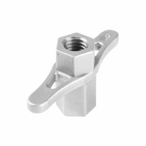 Speed Wing Nut |   Stainless Steel T-Nut W/ 1/2″-13 Thread Adapters Silver