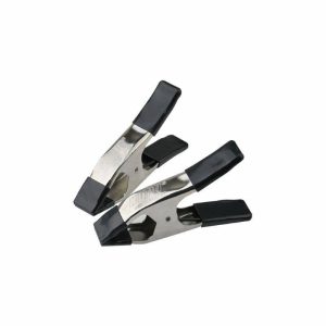 Spring Clamps |   Steel Spring A Clamp 6″ Black ( Set For 2) Couplers & Clamps Silver ( Steel)/ Black( PVC)