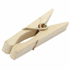 Spring Clamps |   Wood C47 Spring-Type Cloths Pins (Set of 50) Couplers & Clamps Spring Clamps