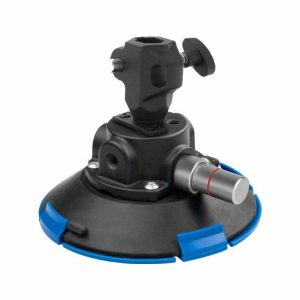 Suction Cups |   6” Suction Cup With Fixed Baby Receiver Camera Support Black