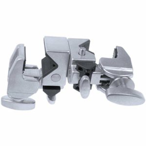 Super Convi Clamps |   Double Super Convi Clamp Couplers & Clamps Silver